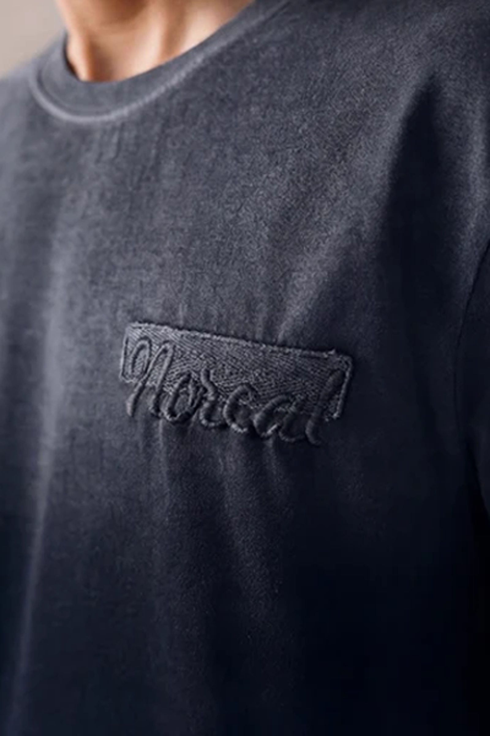 Gradient Spray Wash Tee - Navy Blue