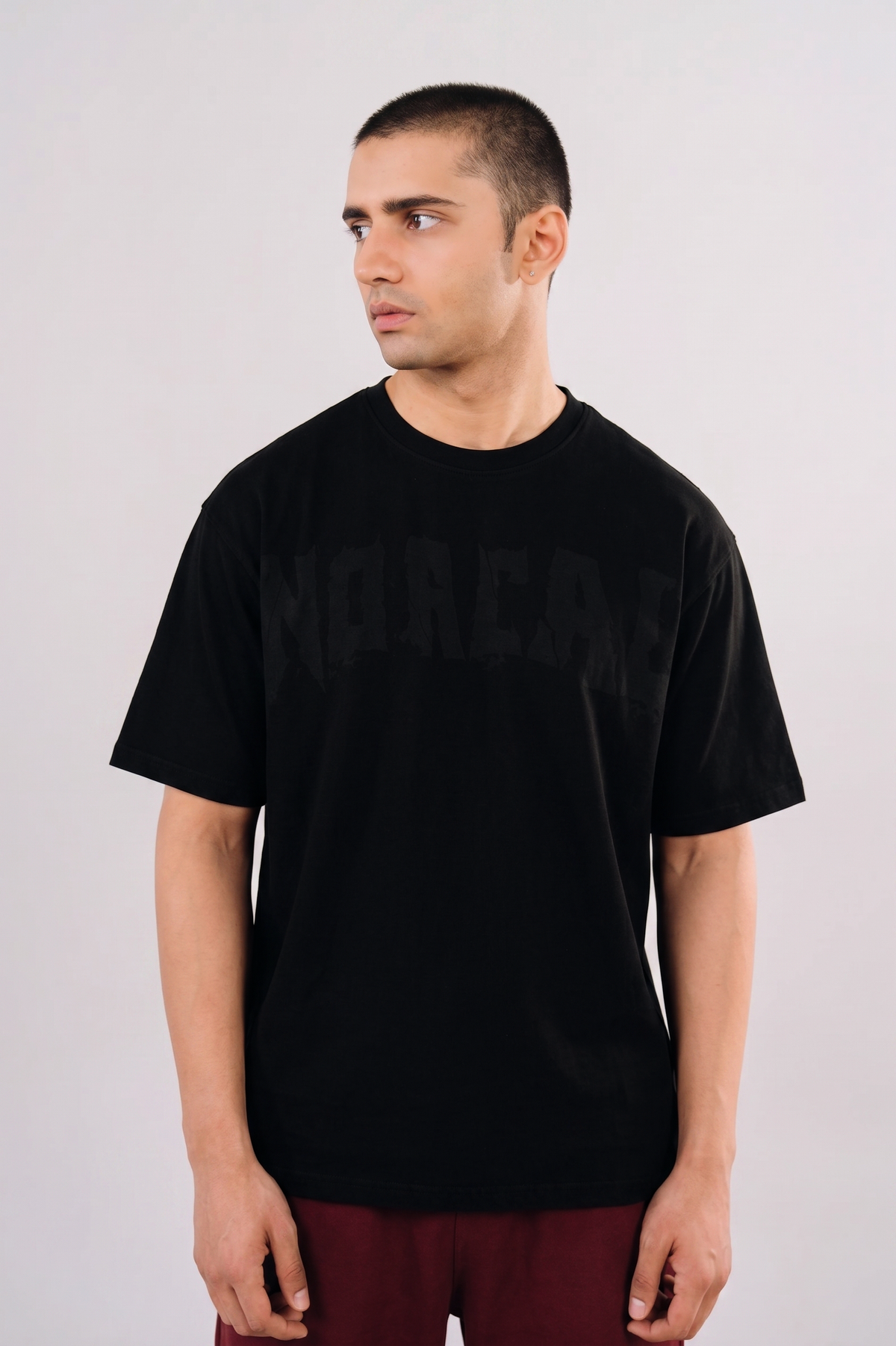 NORCAL Laser Branded Oil Wash Tee - Black