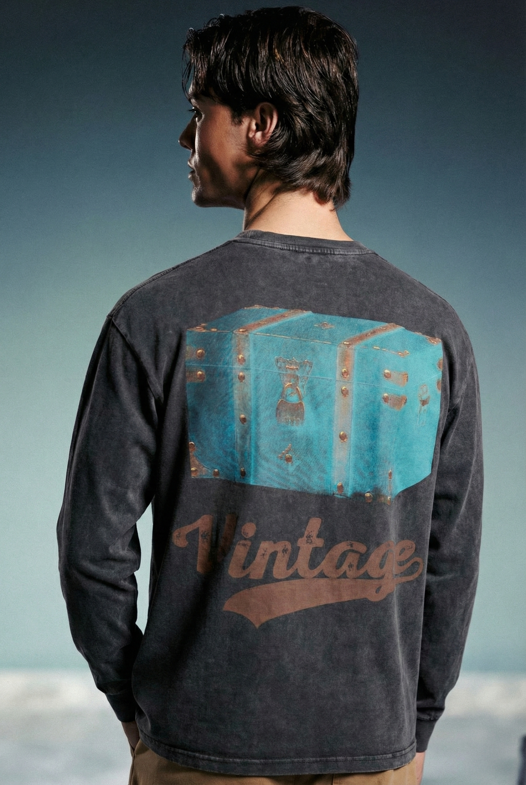 Vintage Trunk Acid Wash T Shirt